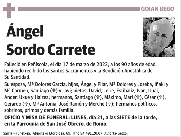 Ángel Sordo Carrete