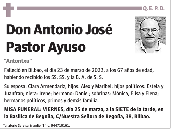 Antonio José Pastor Ayuso