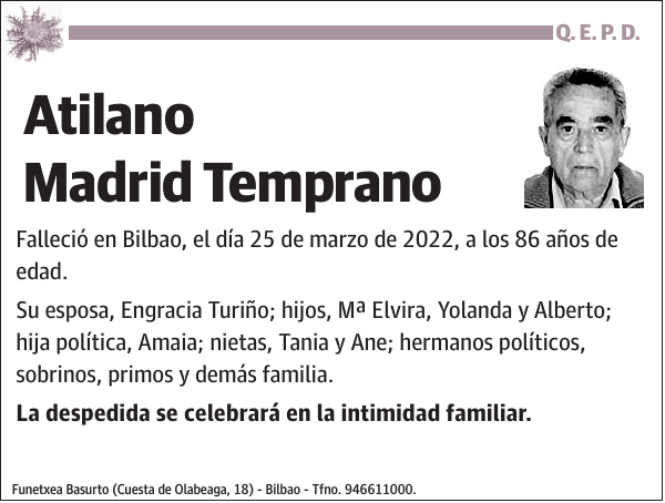 Atilano Madrid Temprano