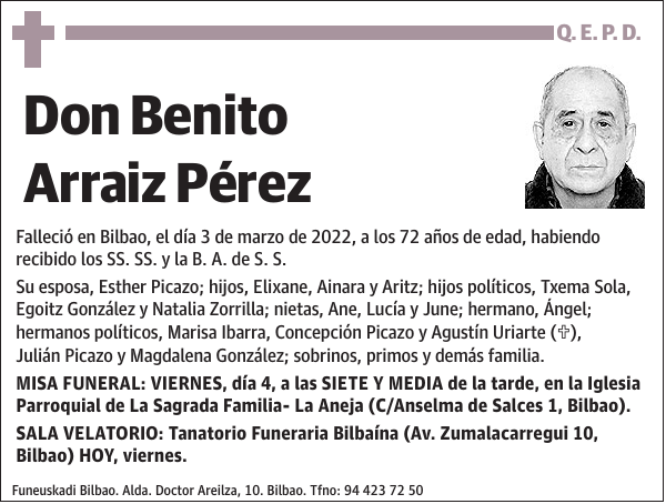Benito Arraiz Pérez