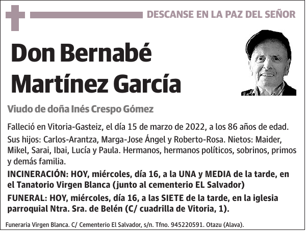 Bernabé Martínez García