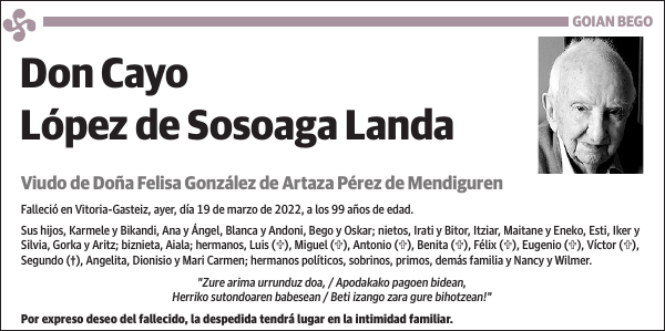 Cayo López de Sosoaga Landa