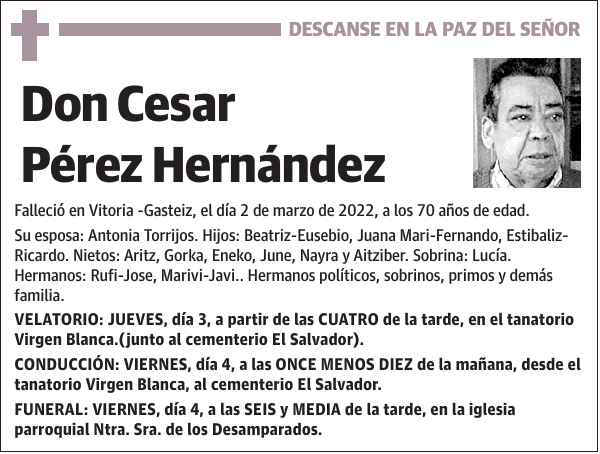 Cesar Pérez Hernández