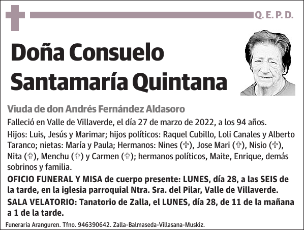 Consuelo Santamaría Quintana