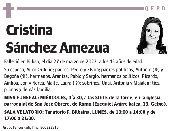 Cristina Sánchez Amezua