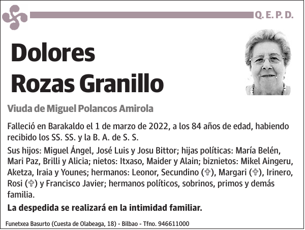 Dolores Rozas Granillo