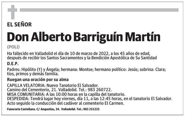 Don Alberto Barriguín Martín