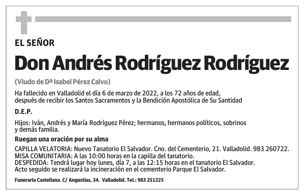 Don Andrés Rodríguez Rodríguez