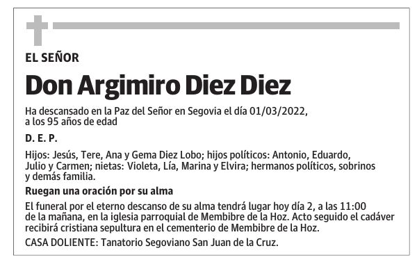Don Argimiro Diez Diez
