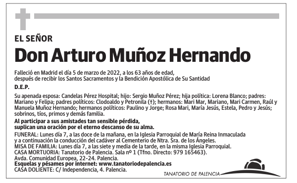 Don Arturo Muñoz Hernando