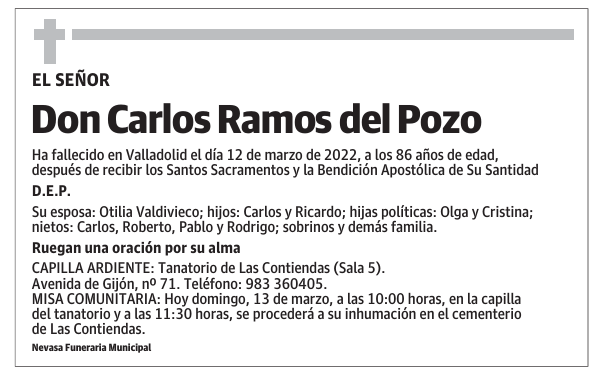 Don Carlos Ramos del Pozo
