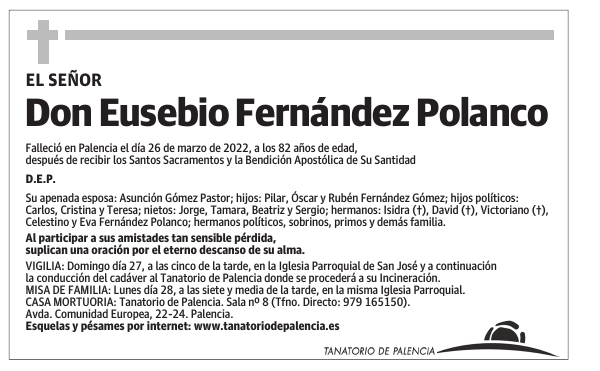 Don Eusebio Fernández Polanco