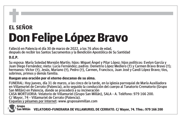 Don Felipe López Bravo
