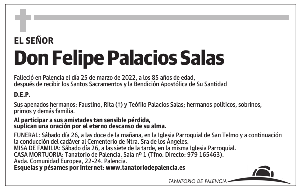 Don Felipe Palacios Salas