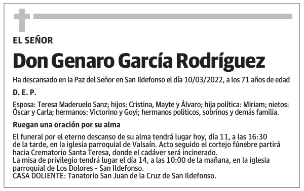 Don Genaro García Rodríguez