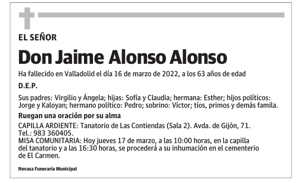 Don Jaime Alonso Alonso