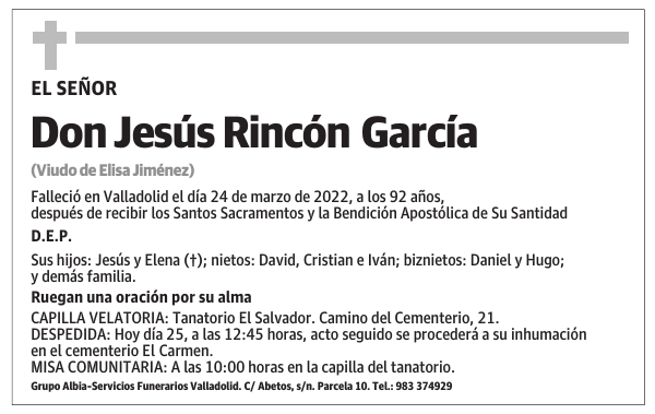 Don Jesús Rincón García