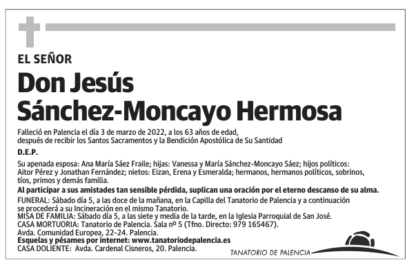 Don Jesús Sánchez-Moncayo Hermosa