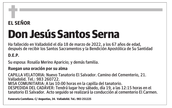 Don Jesús Santos Serna