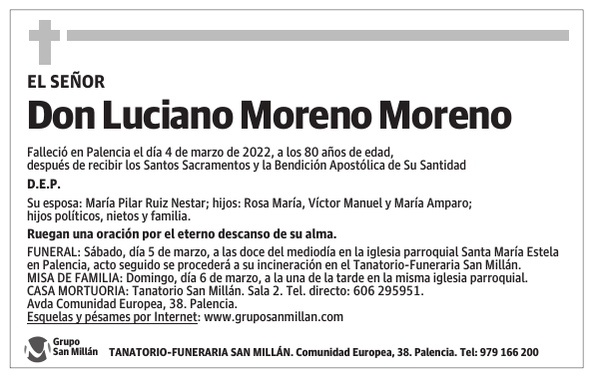 Don Luciano Moreno Moreno