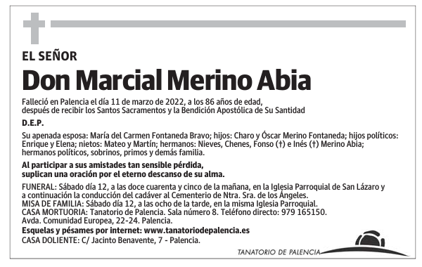 Don Marcial Merino Abia