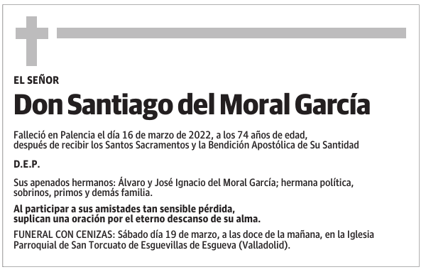 Don Santiago del Moral García
