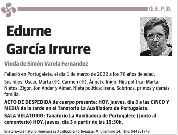 Edurne García Irrurre