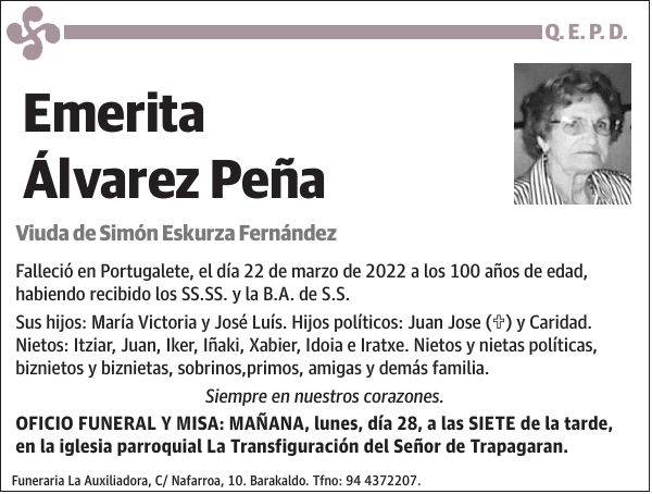 Emerita Álvarez Peña