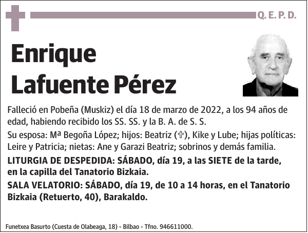 Enrique Lafuente Pérez