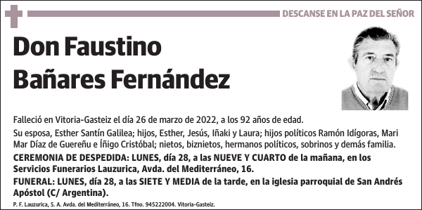 Faustino Bañares Fernández
