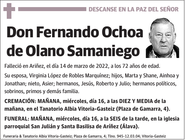 Fernando Ochoa de Olano Samaniego