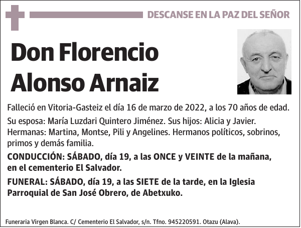 Florencio Alonso Arnaiz