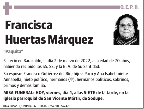 Francisca Huertas Márquez