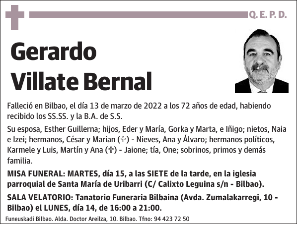 Gerardo Villate Bernal