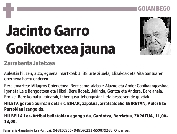 Jacinto Garro Goikoetxea