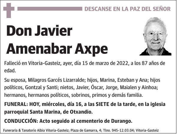 Javier Amenabar Axpe