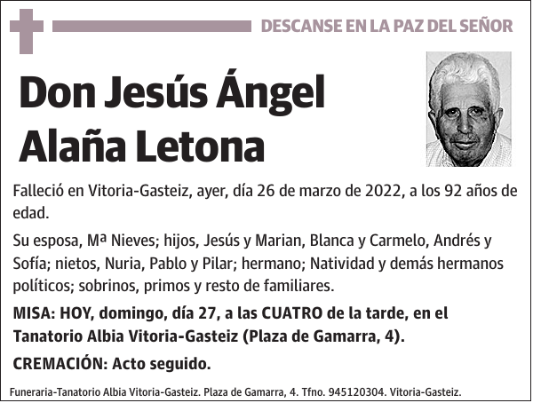 Jesús Ángel Alaña Letona