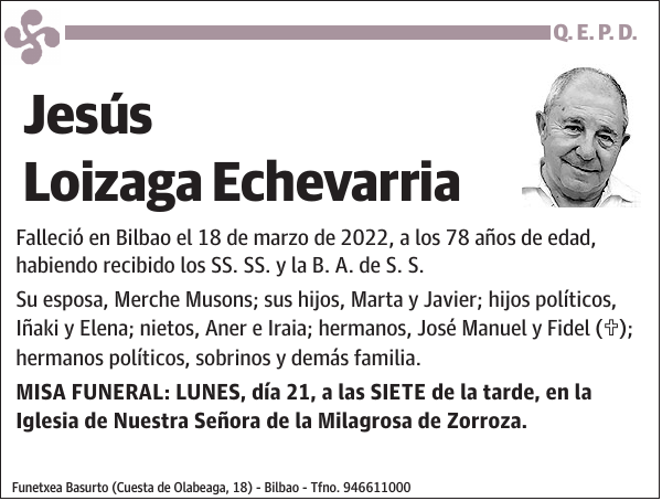 Jesús Loizaga Echevarria