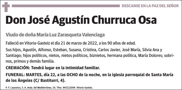 José Agustín Churruca Osa