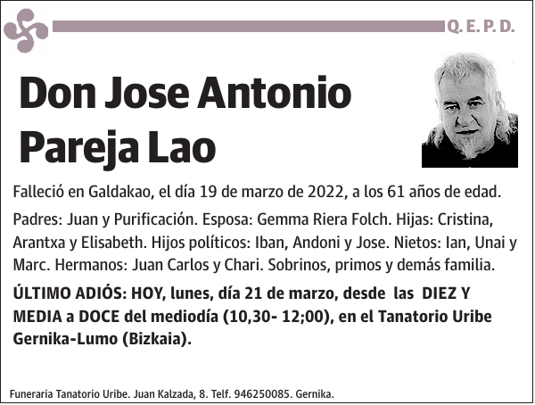 Jose Antonio Pareja Lao
