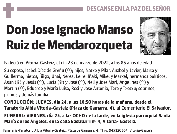 Jose Ignacio Manso Ruiz de Mendarozqueta