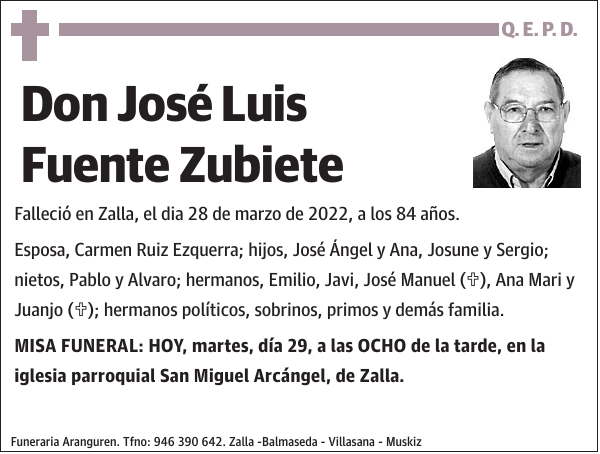 José Luis Fuente Zubiete