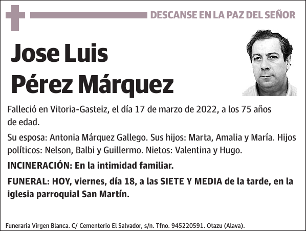 Jose Luis Pérez Márquez
