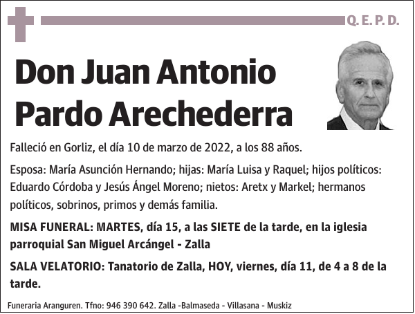 Juan Antonio Pardo Arechederra
