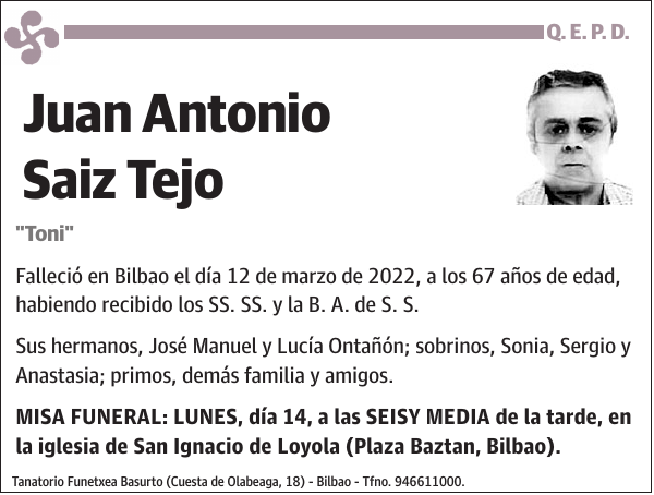 Juan Antonio Saiz Tejo