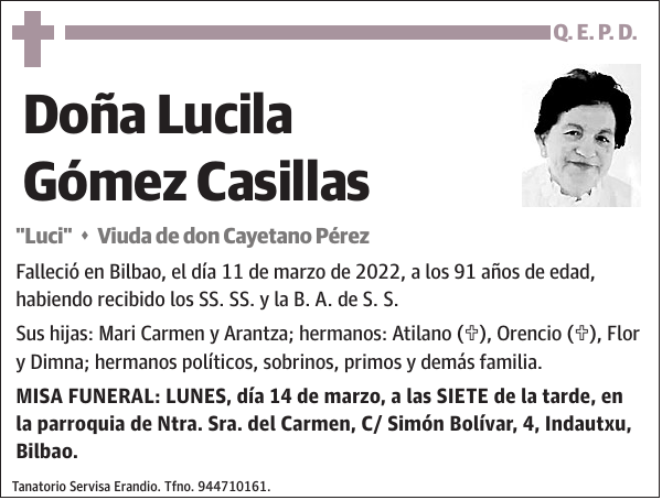 Lucila Gómez Casillas