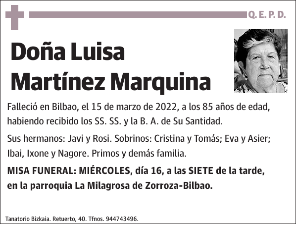Luisa Martínez Marquina