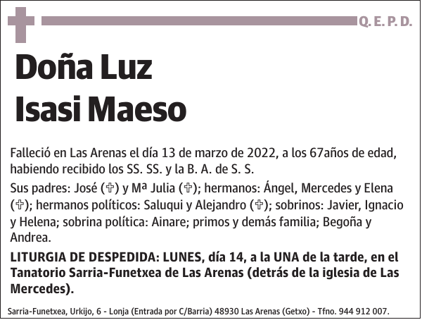 Luz Isasi Maeso