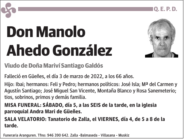 Manolo Ahedo González