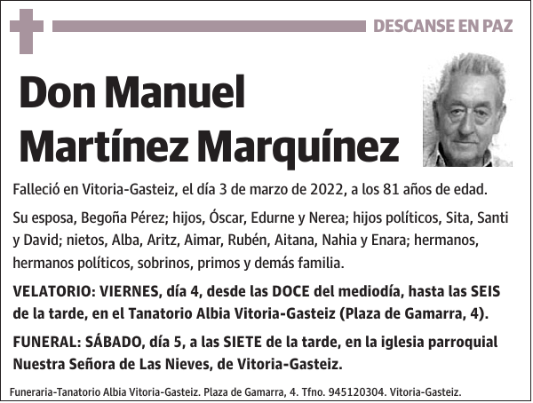 Manuel Martínez Marquínez